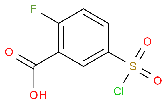 5-chlorosulfonyl-2-fluorobenzoic acid