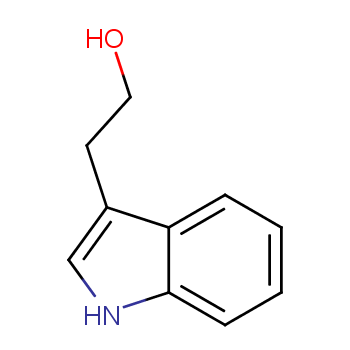 Tryptophol; 526-55-6 structural formula