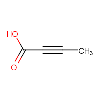 2-丁炔酸化学结构式
