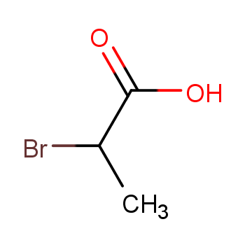 2-溴丙酸化学结构式
