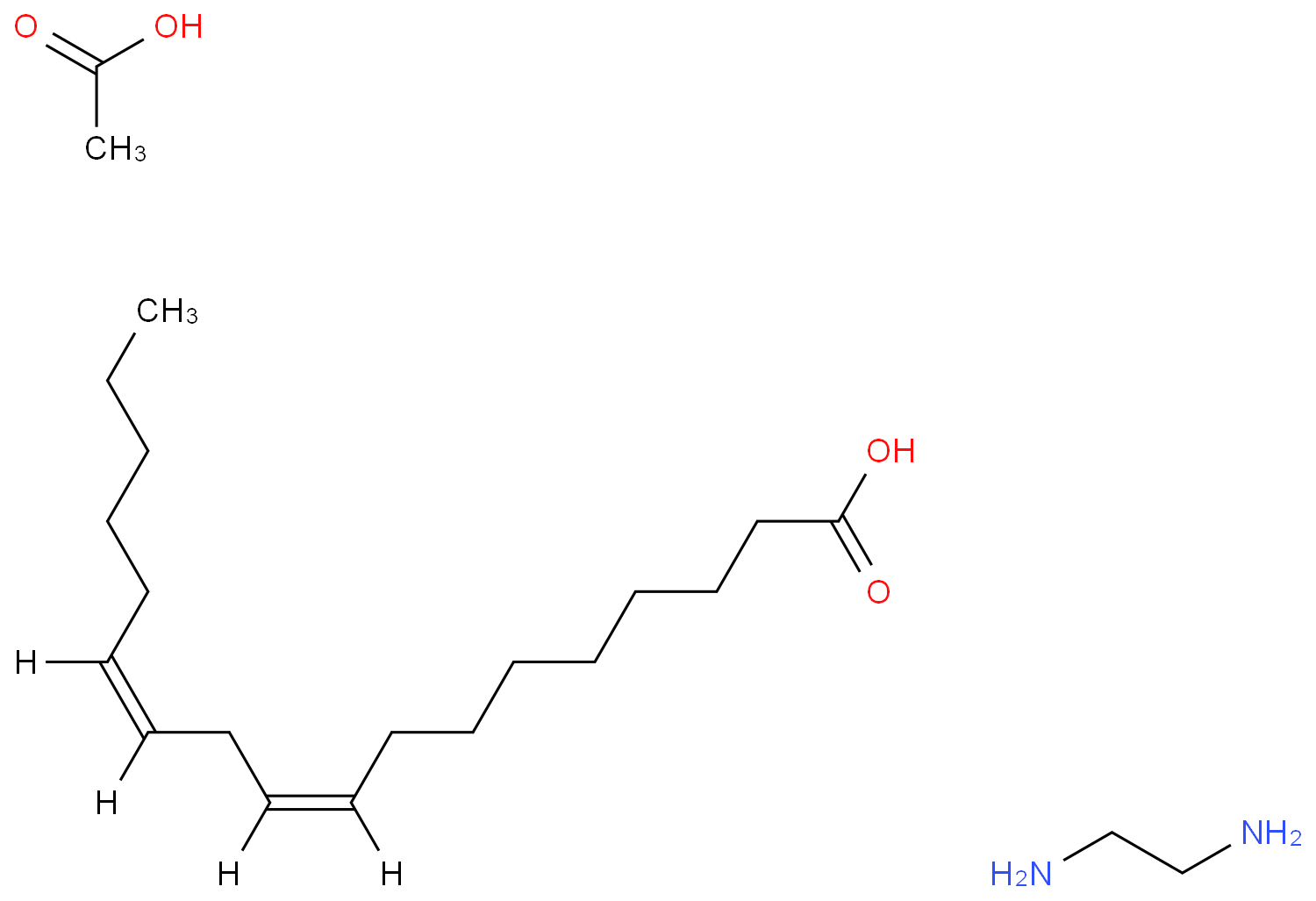 acetic acid,ethane-1,2-diamine,(9Z,12Z)-octadeca-9,12-dienoic acid