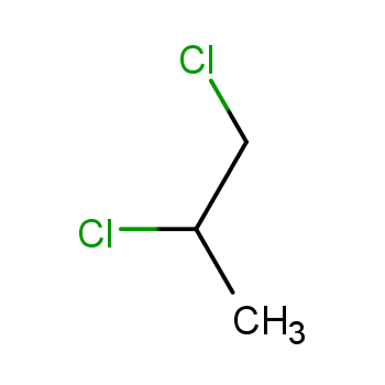 1,2-二氯丙烷化学结构式