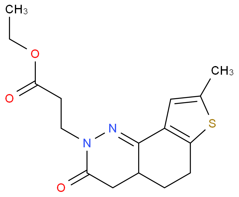 ethyl-8-methyl-4-4a-5-6-tetrahydrothieno-2-3-h-cinnolin-3-2h-one-2