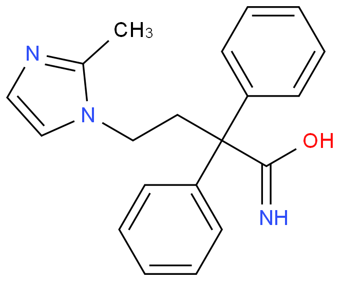 4-(2-methylimidazol-1-yl)-2,2-diphenylbutanamide
