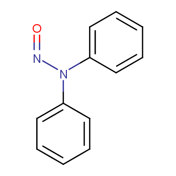 N-亚硝基二苯胺化学结构式