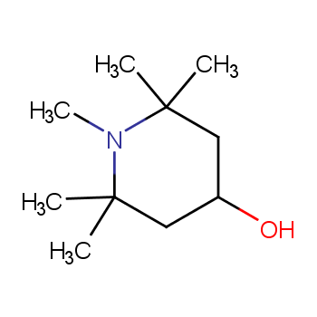 五甲基哌啶醇化学结构式
