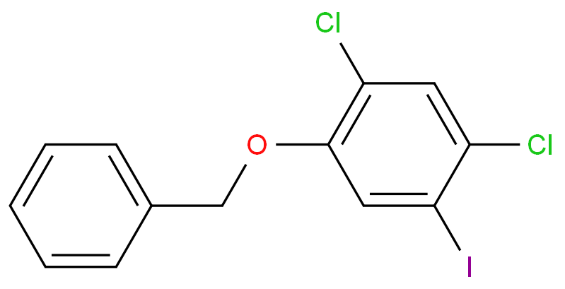 1-(benzyloxy)-2,4-dichloro-5-iodobenzene