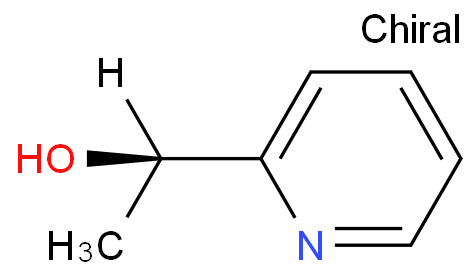 (R)-(+)-2-(1-羟乙基)吡啶化学结构式