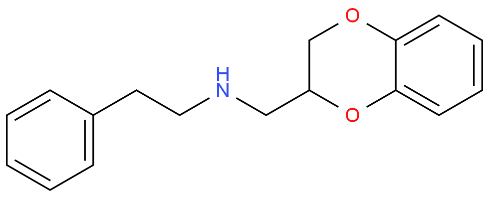 (2,3-dihydro-1,4-benzodioxin-2-ylmethyl)(2-phenylethyl)amine