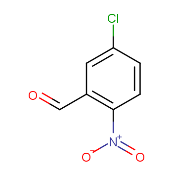 5-氯-2-硝基苯甲醛化学结构式