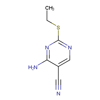4-AMINO-2-ETHYLSULFANYL-PYRIMIDINE-5-CARBONITRILE