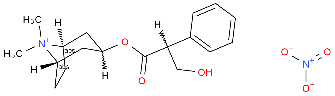 甲硝阿托品化学结构式