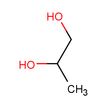 57-55-6 丙二醇 结构式图片