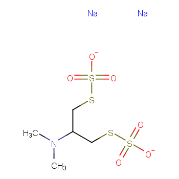 disodium;2-(dimethylamino)-1,3-bis(sulfonatosulfanyl)propane