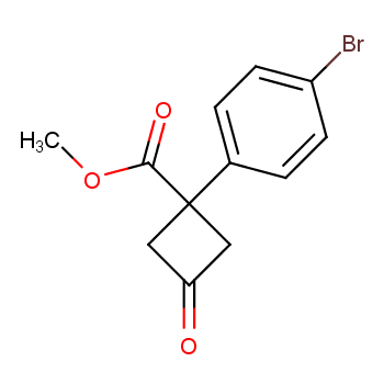 Methyl 1-(4-broMophenyl)-3-oxocyclobutanecarboxylate