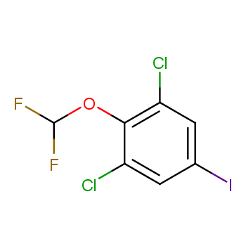 1,3-Dichloro-2-difluoromethoxy-5-iodobenzene