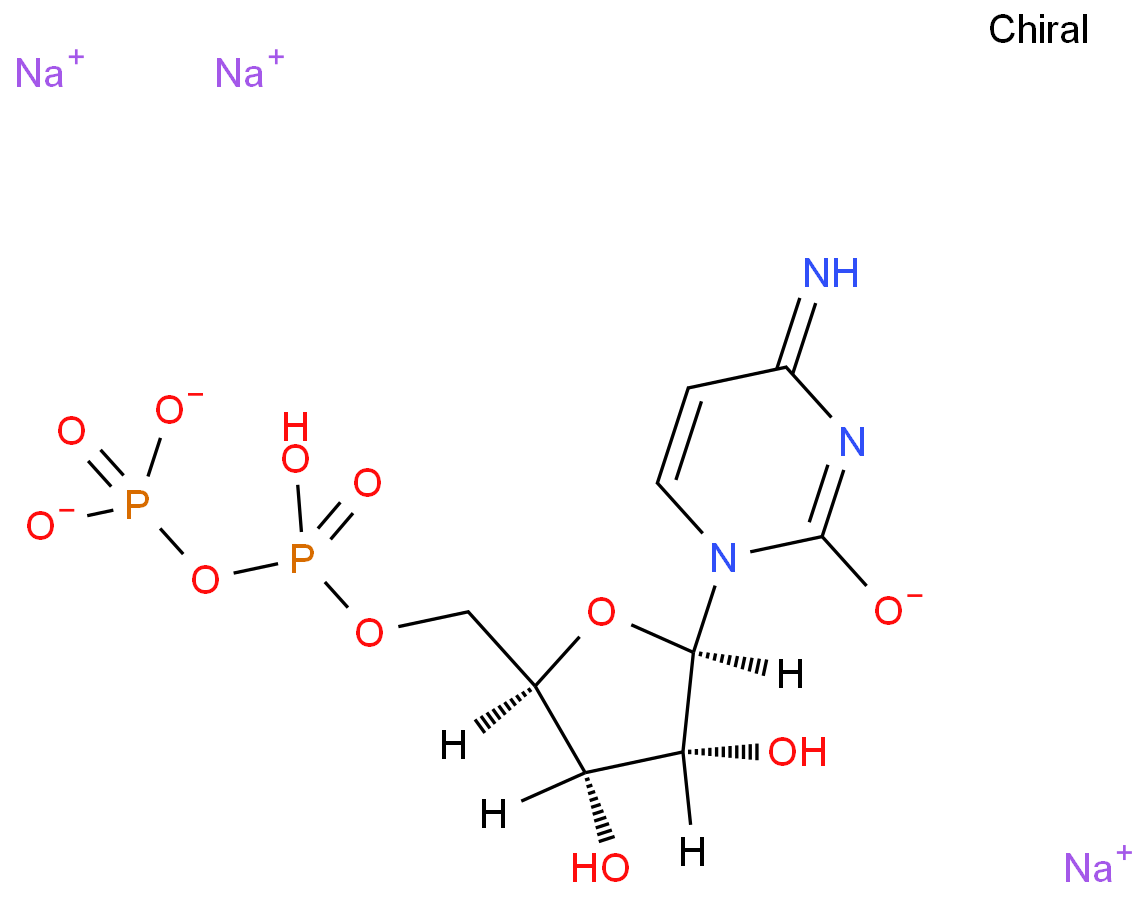 trisodium;[[5-(4-amino-2-oxopyrimidin-1-yl)-3,4-dihydroxyoxolan-2-yl]methoxy-oxidophosphoryl] phosphate