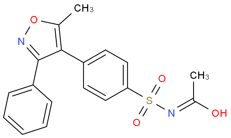 N-[4-(5-methyl-3-phenyl-1,2-oxazol-4-yl)phenyl]sulfonylacetamide