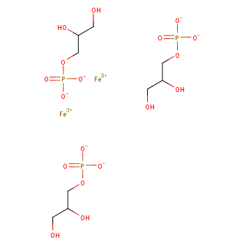 1,5-dihydroxypentan-3-yl phosphate,2,3-dihydroxypropyl phosphate,iron(2+)