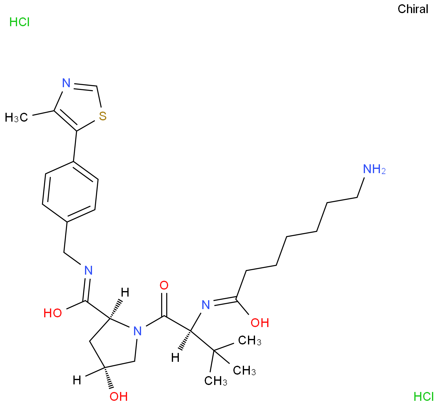 (S,R,S)-AHPC-C6-NH2(dihydrochloride)