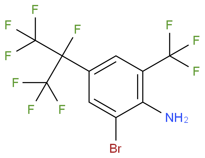 2-溴-4-(全氟丙烷-2-基)-6-(三氟甲基)苯胺 产品图片