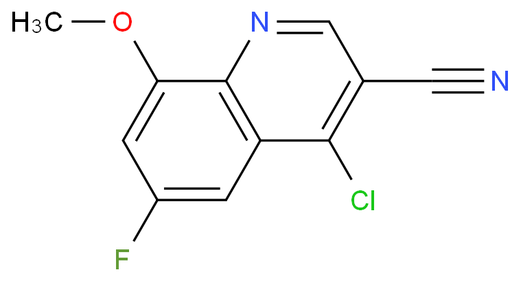 4-氯-6-氟-8-甲氧基喹啉-3-甲腈/1247810-29-2