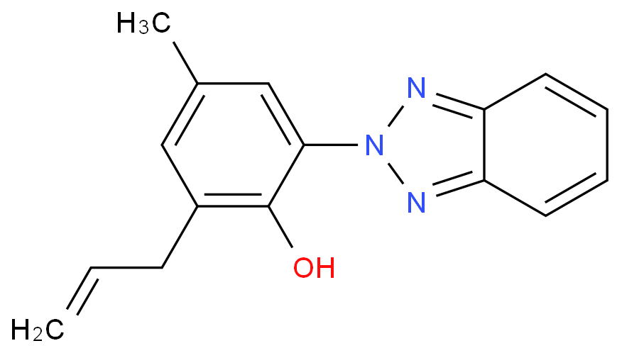 2-(2H-苯并三唑-2-基)-4-甲基-6-(2-丙烯基)苯酚