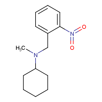N-methyl-N-[(2-nitrophenyl)methyl]cyclohexanamine