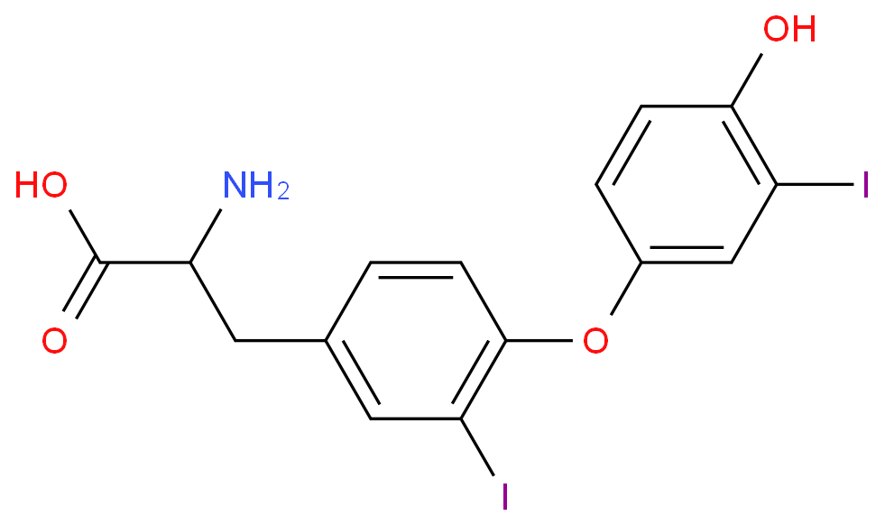 O-(4-hydroxy-3-iodophenyl)-3-iodotyrosine  