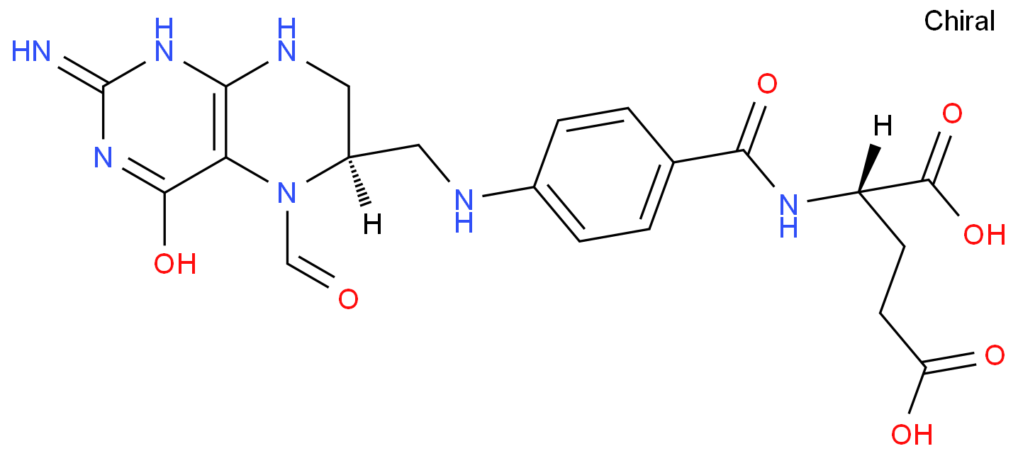 亚叶酸钙杂质H化学结构式