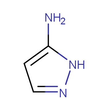 3-氨基吡唑化学结构式