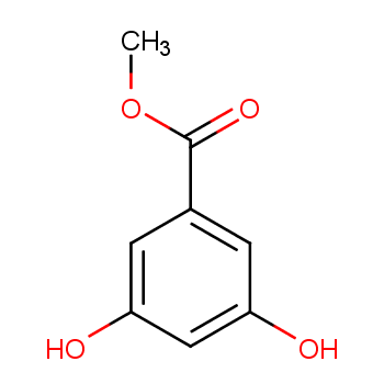 3,5-二羟基苯甲酸甲酯化学结构式