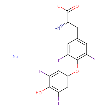 (S)-2-Amino-3-[4-(4-hydroxy-3,5-diiodophenoxy)-3,5-diiodophenyl]propionic Acid Sodium Salt Pentahydrate