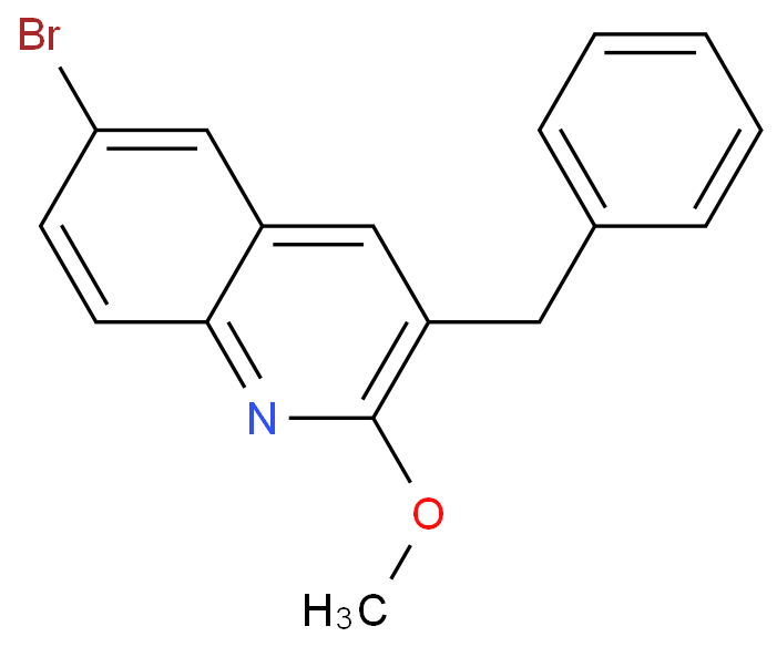 3-苄基-6-溴-2-甲氧基喹啉