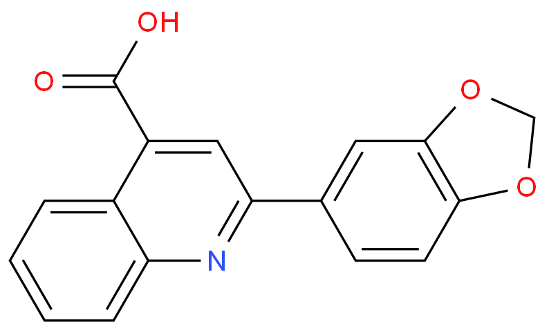 2-(苯并[d][1,3]二氧戊环-5-基)喹啉-4-羧酸CAS号174636-86-3；现货供应，质量保证