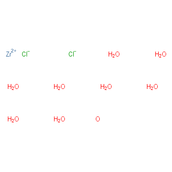 Zirconyl chloride octahydrate structure