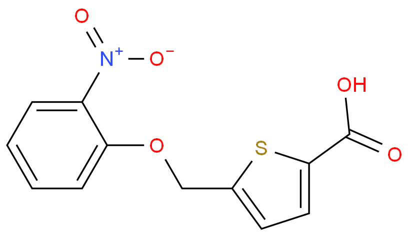5-[(2-Nitrophenoxy)methyl]thiophene-2-carboxylic acid