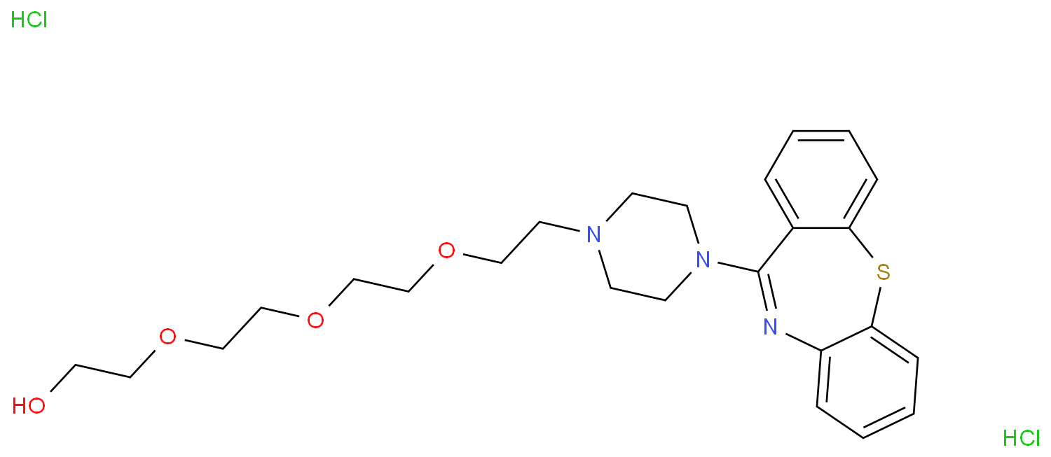 2-(2-(2-(2-(4-(二苯并[b,f][1,4]硫氮杂-11-基)哌嗪-1-基)乙氧基)乙氧基)乙氧基)乙醇二盐酸盐/1825392-15-1