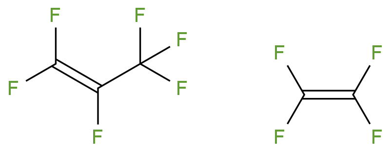 Perfluoroethylene propylene copolymer; 25067-11-2 structural formula