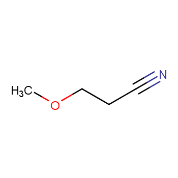 3-甲氧基丙腈化学结构式