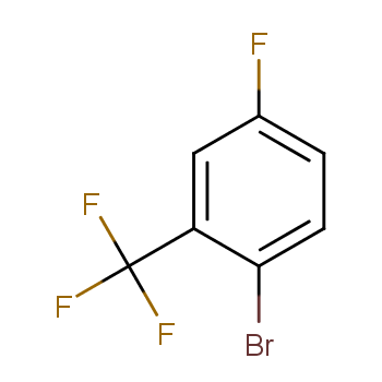 2-溴-5-氟三氟甲苯化学结构式