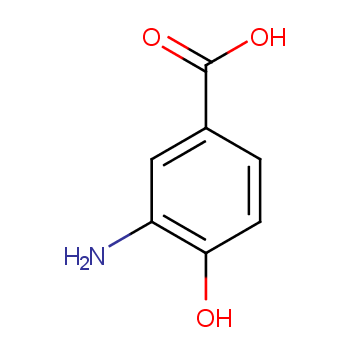 3-氨基-4-羟基苯甲酸，CAS号：1571-72-8现货直销产品