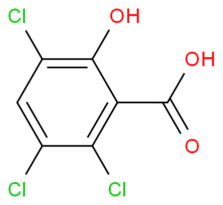 3,5,6-三氯水杨酸化学结构式