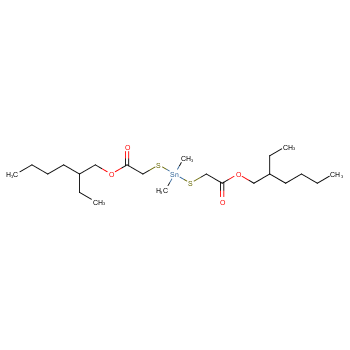 2-ethylhexyl 2-[[2-(2-ethylhexoxy)-2-oxoethyl]sulfanyl-dimethylstannyl]sulfanylacetate