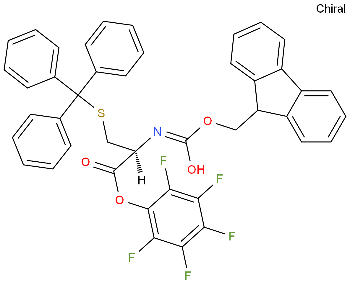 (2,3,4,5,6-pentafluorophenyl) (2S)-2-(9H-fluoren-9-ylmethoxycarbonylamino)-3-tritylsulfanylpropanoate