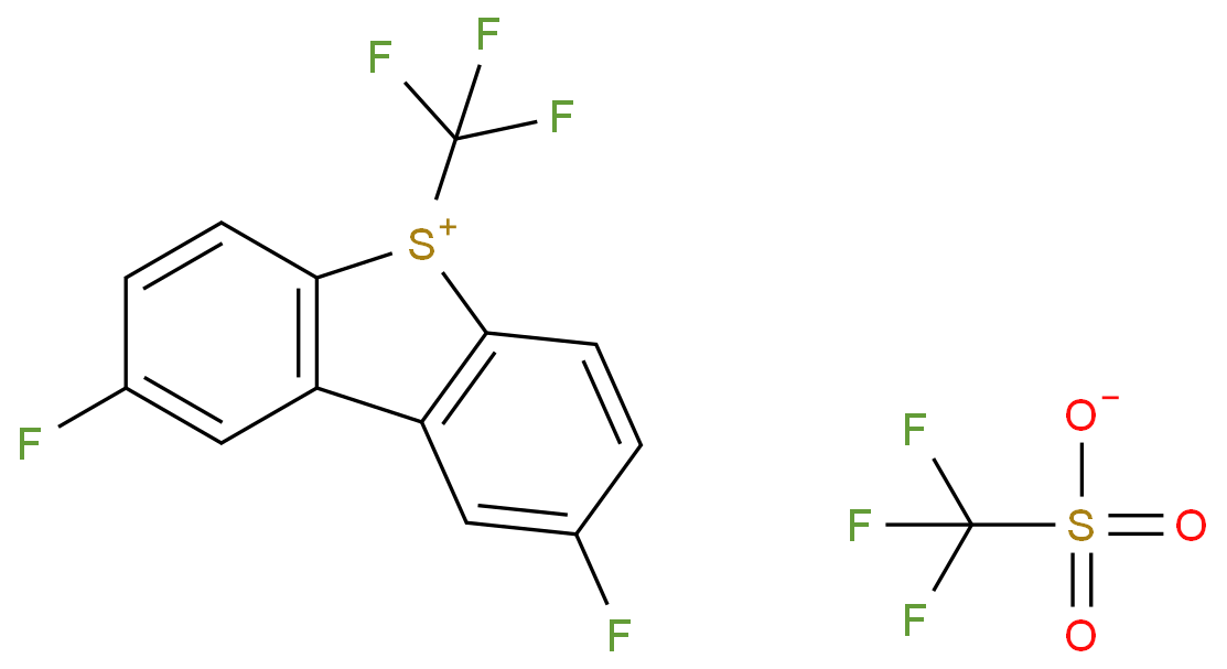 2,8-difluoro-s-(trifluoromethyl)-dibengothiophenium triflate