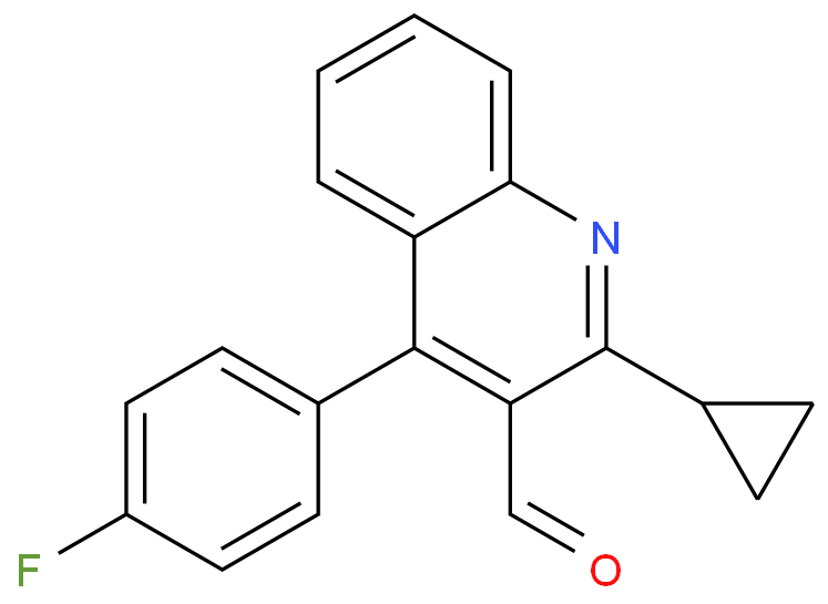 2-Cyclopropyl-4-(4-fluorophenyl)quinoline-3-carboxaldehyde