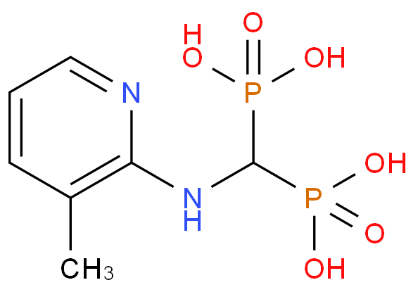 Phosphonic acid,P,P'-[[(3-methyl-2-pyridinyl)amino]methylene]bis-