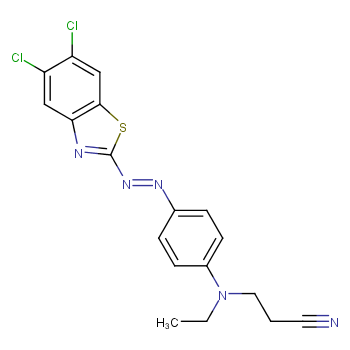 3-[[4-[(5,6-dichlorobenzothiazol-2-yl)azo]phenyl]ethylamino]propiononitrile