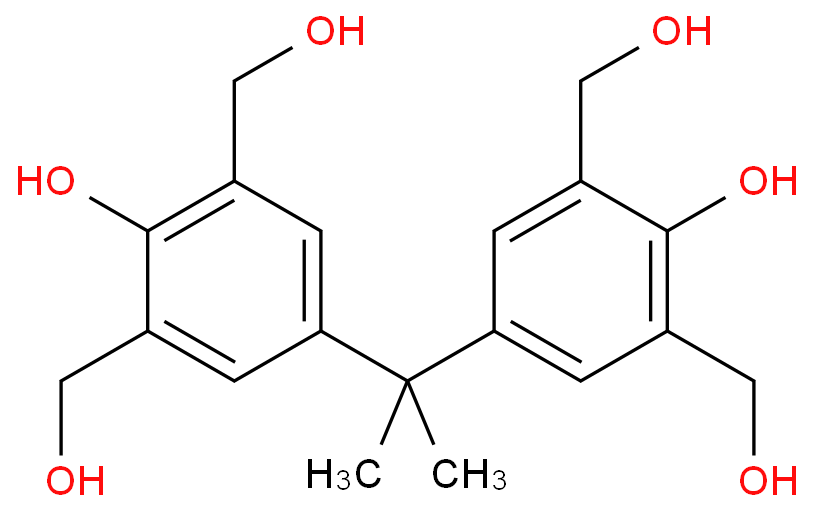 4-[2-[4-羟基-3,5-二(羟基甲基)苯基]丙-2-基]-2,6-二(羟基甲基)苯酚
